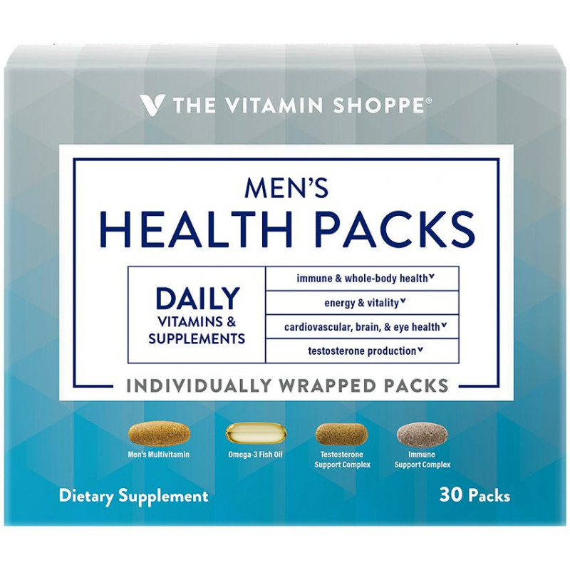 Men's Health Daily Vitamins & Supplements (30 packs)
