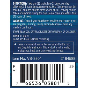 Natural Caffeine 200 mg (100 tab)