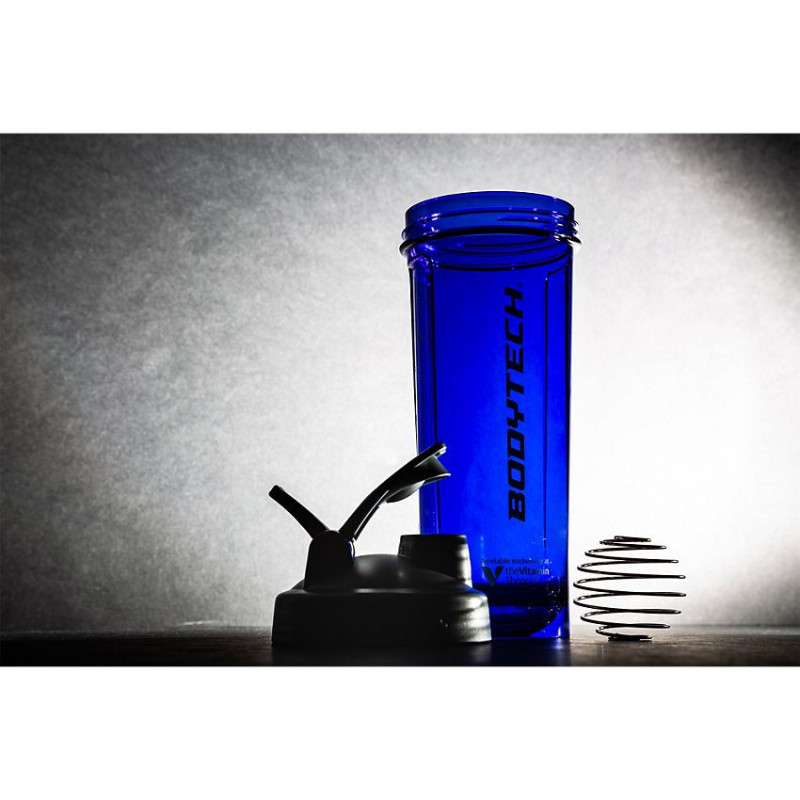 Pro32 BodyTech Shaker Bottle with Wire Whisk BlenderBall Blue (32 fl oz)