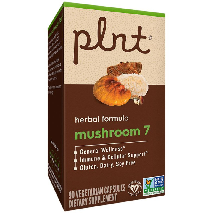 Plnt Mushroom 7 Herbal Formula (90 cap)