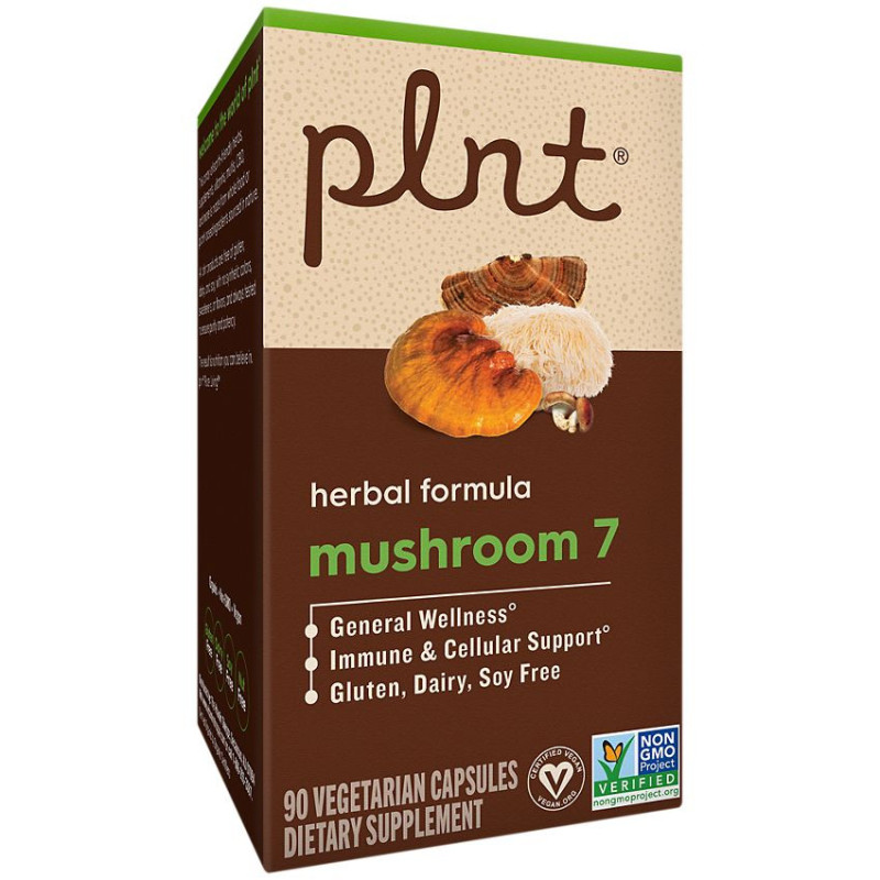 Plnt Mushroom 7 Herbal Formula (90 cap)