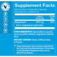 Magnesium Glycinate 400 mg per 4 veg cap (120 cap veg)