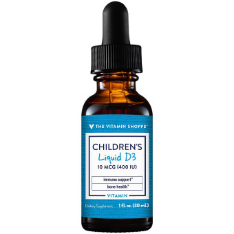 Childrens Liquid Vitamin D3 400 IU (1 fl oz)