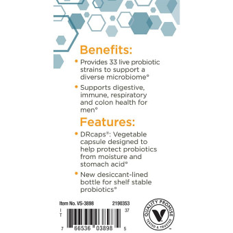 Probiocare Probiotic for Men 50 Billion (60 veg cap)