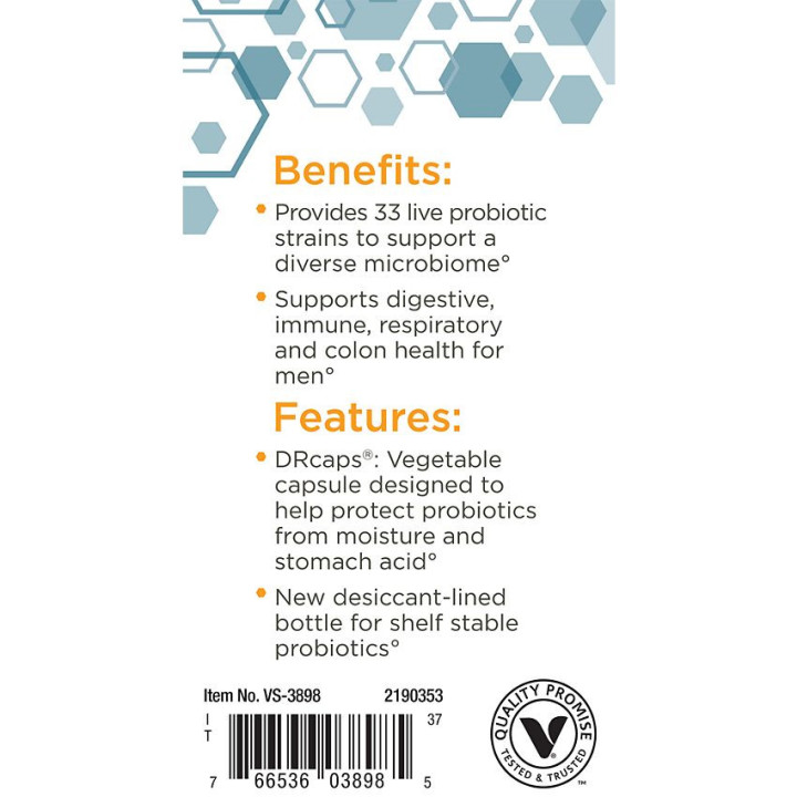 Probiocare Probiotic for Men 50 Billion (60 veg cap)