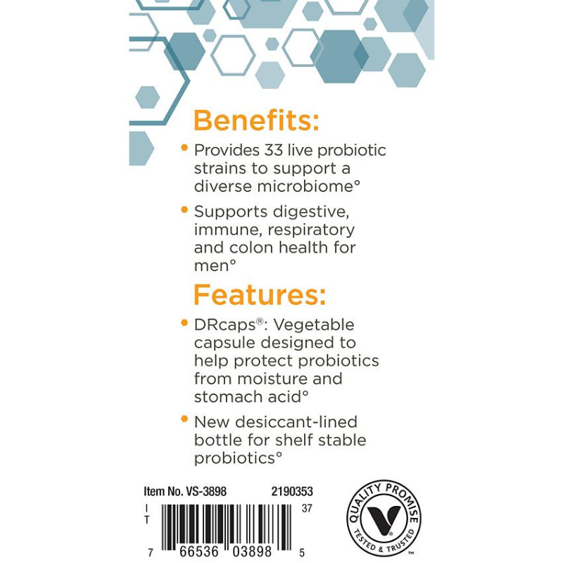 Probiocare Probiotic for Men 50 Billion (60 veg cap)