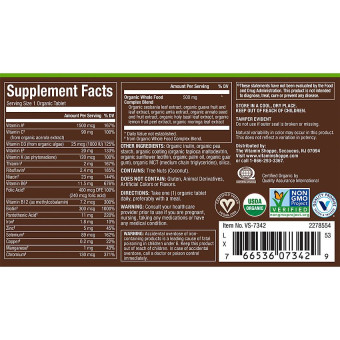 Plnt Organic Men's Multivitamin (60 tab)