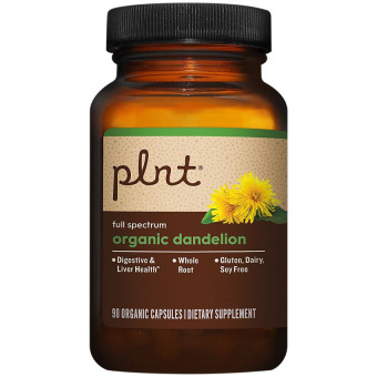 Plnt Organic Dandelion Root 450 mg (90 cap)