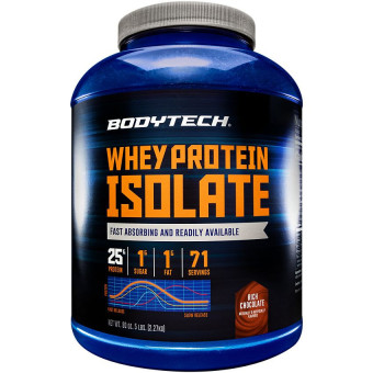 Whey Protein Isolate Chocolate (78 serv) 5 lb