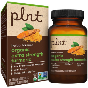Plnt Organic Extra Strength Turmeric (60 cap)
