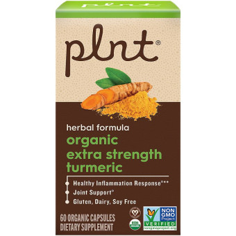 Plnt Organic Extra Strength Turmeric (60 cap)
