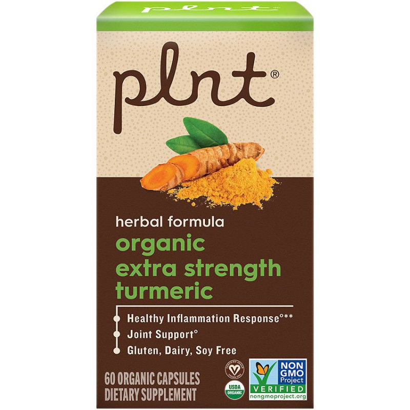 Plnt Organic Extra Strength Turmeric (60 cap)
