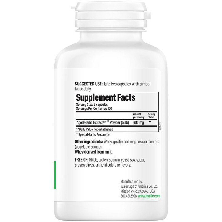 Kyolic Aged Garlic Extract Cardio 600 mg (100 cap)