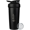 Blender Bottle Strada Tritan Shaker Bottle Black (24 fl oz)