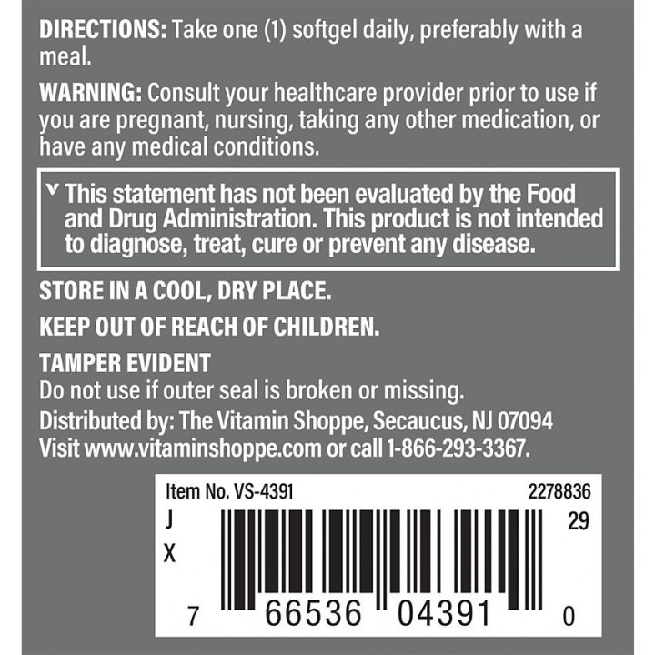 Saw Palmetto Standardized Extract 320 mg (100 soft)