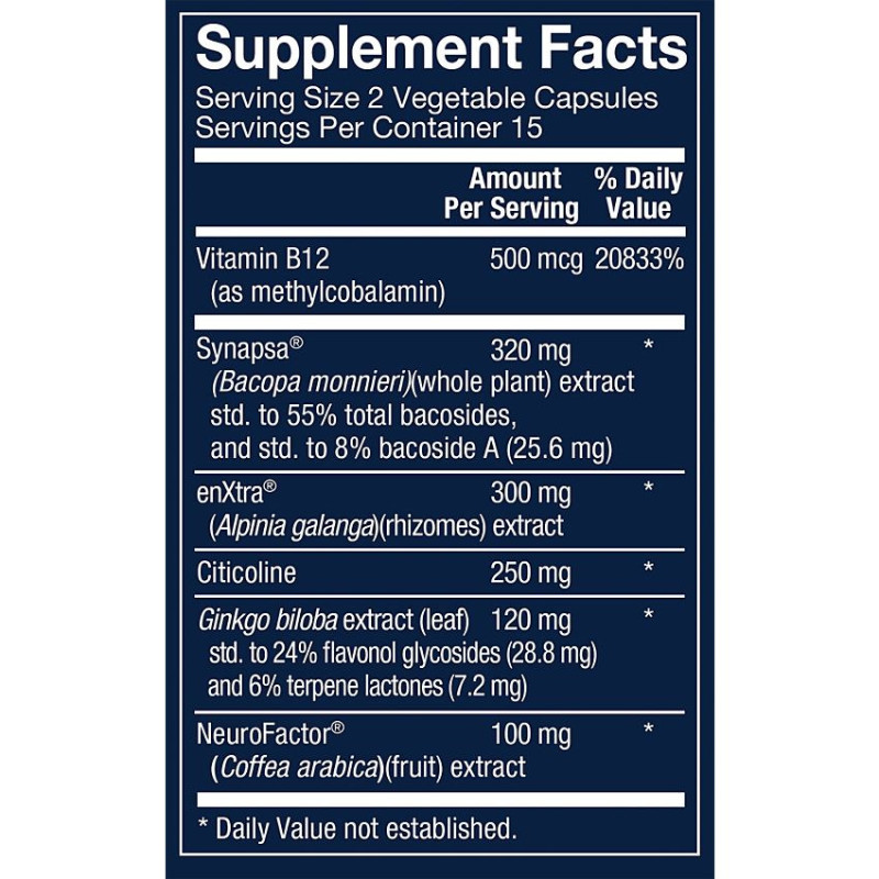 Vthrive Advanced Nootropic Formula (30veg cap)