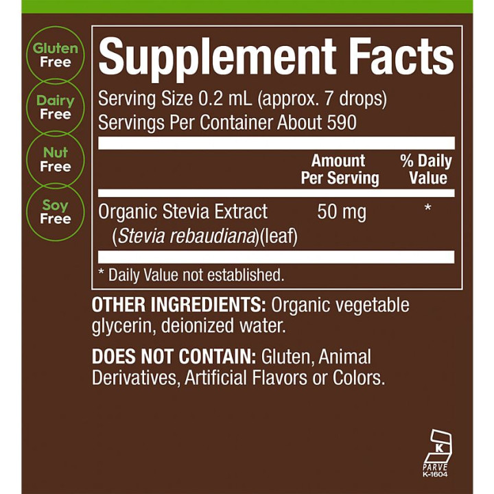 Plnt Organic Liquid Stevia (4 fl oz)