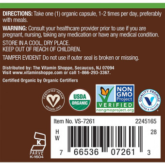 Plnt Organic Ginger 500 mg (90 cap)