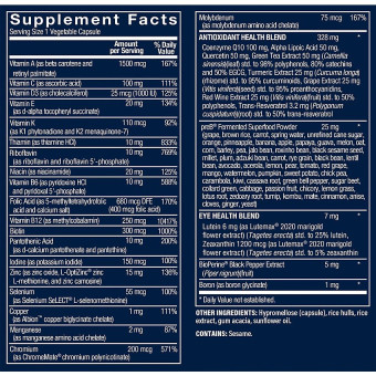 One Daily Bioactive Multivitamin for Men (60 veg cap)