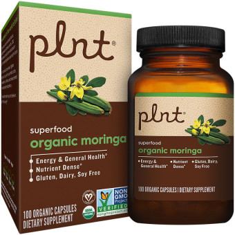 Plnt Organic Moringa 1000 mg (100 cap)