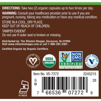 Plnt Organic Moringa 1000 mg (100 cap)