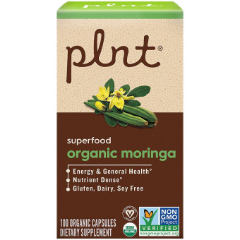 Plnt Organic Moringa 1000 mg (100 cap)