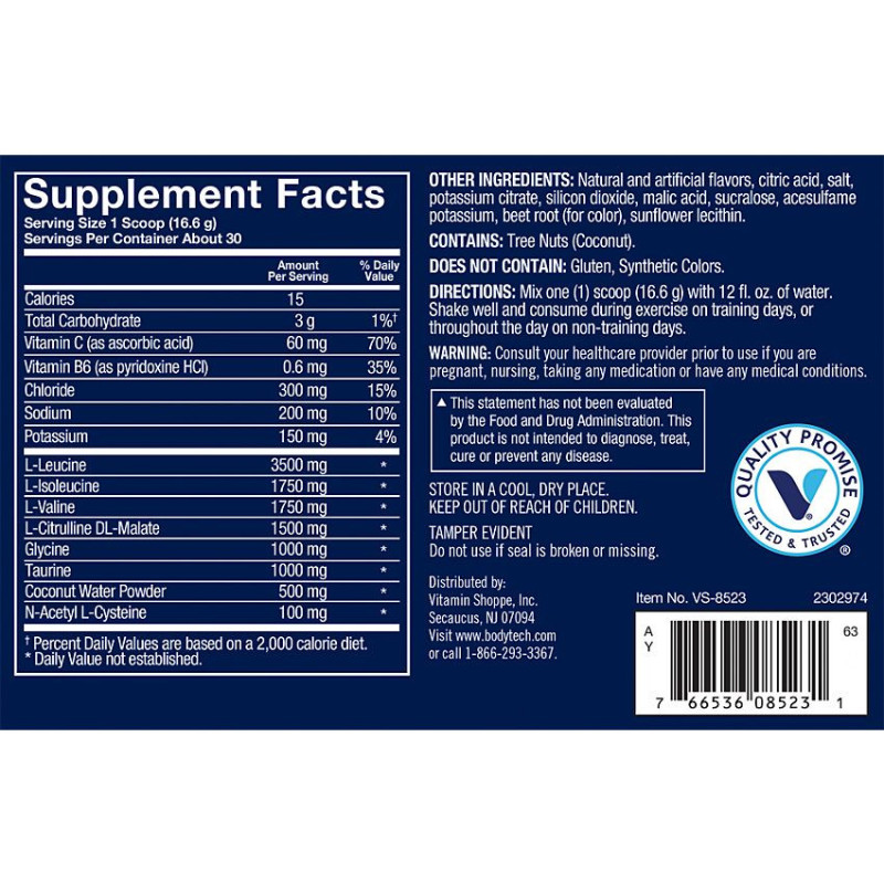 Aminoácidos Ultimate BCAA Strawberry Kiwi (30 serv)