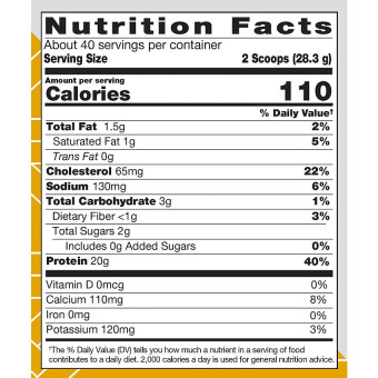 TA Natural Whey Protein Vanilla (39 serv) 3 lb