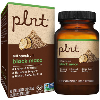 Plnt Organic Black Maca 1000 mg (90 veg cap)