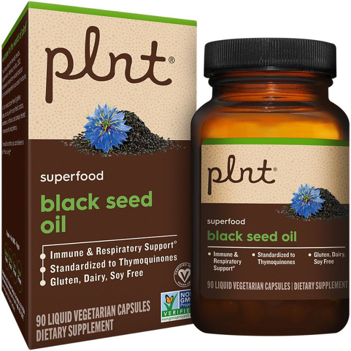 Plnt Black Seed Oil  (90 liq veg cap)