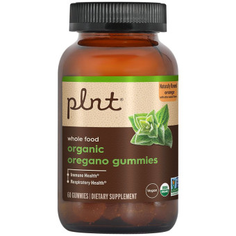 Plnt Organic Oregano Gummies Orange (60 gummies)