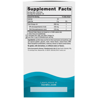 Nordic Naturals Omega Lemon 690 mg (60 soft)