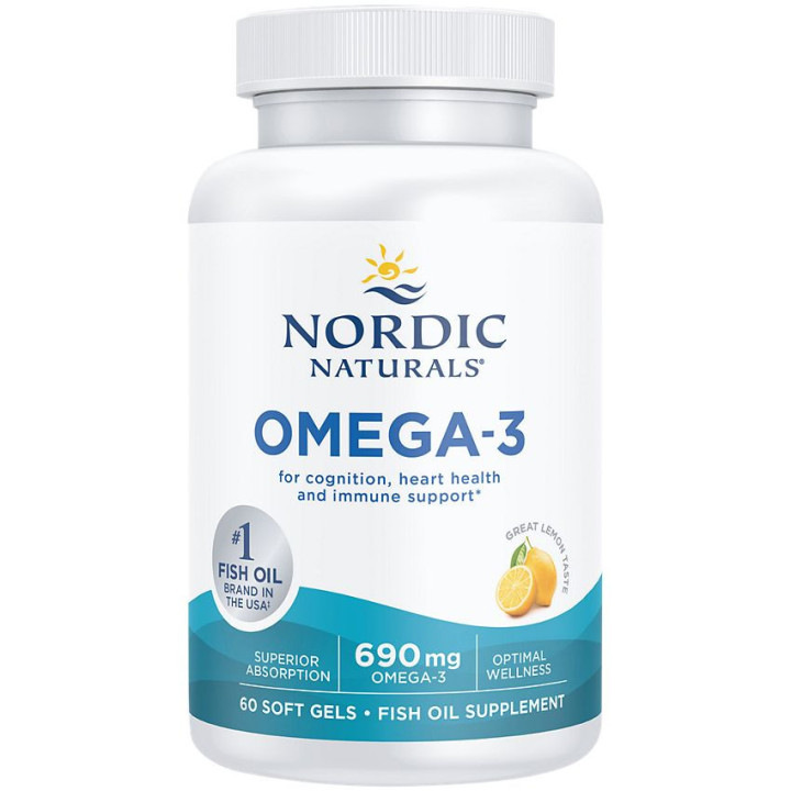 Nordic Naturals Omega Lemon 690 mg (60 soft)