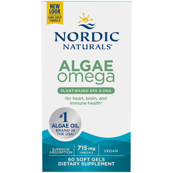 Nordic Naturals Algae Omega 715 mg Vegan (120 soft)