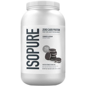 Isopure Zero Carb Cookies & Cream (44 serv) 3 lb