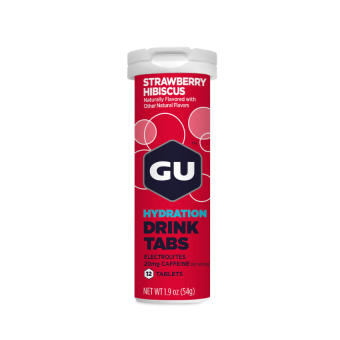 Gu Hydration Drink Strawberry Hibiscus (12 tab)