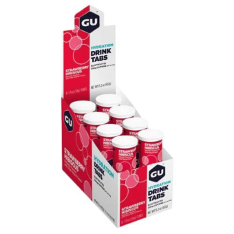 Gu Hydration Drink Strawberry Hibiscus (12 tab)