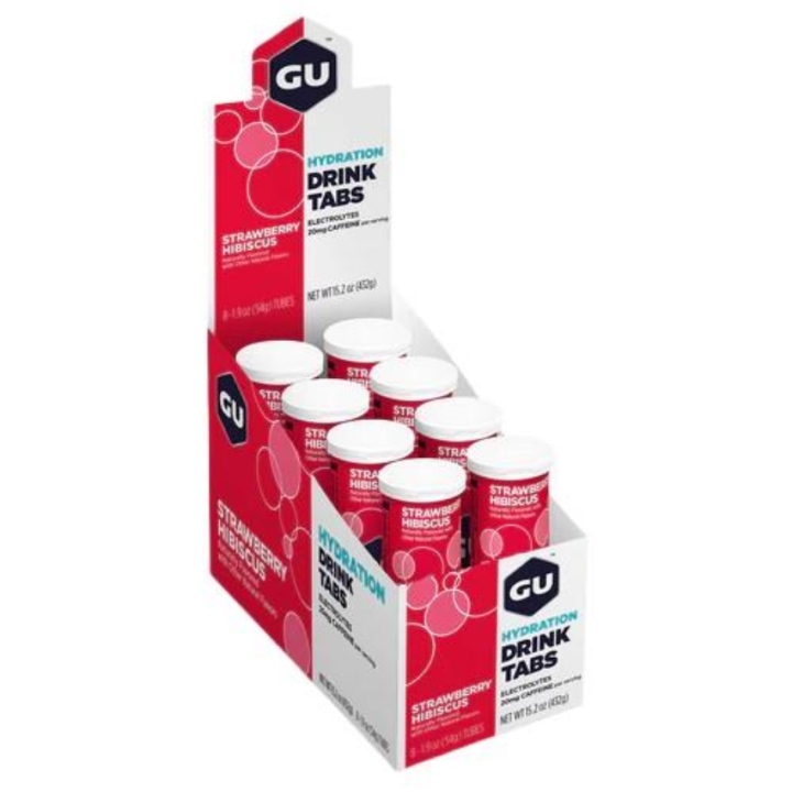 Gu Hydration Drink Strawberry Hibiscus (12 tab)