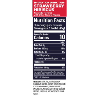 Gu Hydration Drink Strawberry Hibiscus (12 tab)