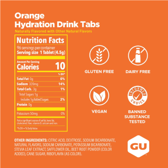 Gu Hydration Drink Orange (12 tab)