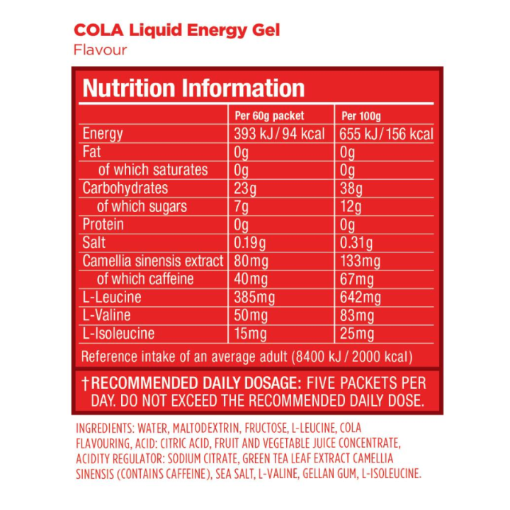 GU Liquid Energy Gel Cola (1 packet)