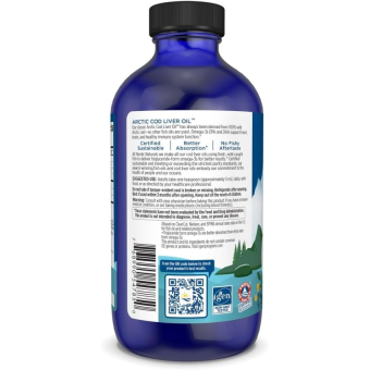 Nordic Naturals Arctic Cod Liver Oil 1060 mg Orange (8 fl oz)