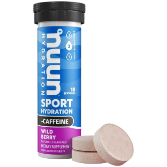 Nuun Sport Energy w/ Caffeine Wild Berry (10 tab)