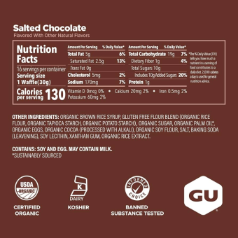 GU Energy Salted Chocolate Stroopwafel (1 waffle)