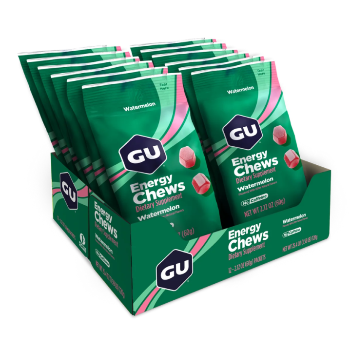 GU Energy Chews Watermelon (1 packet)