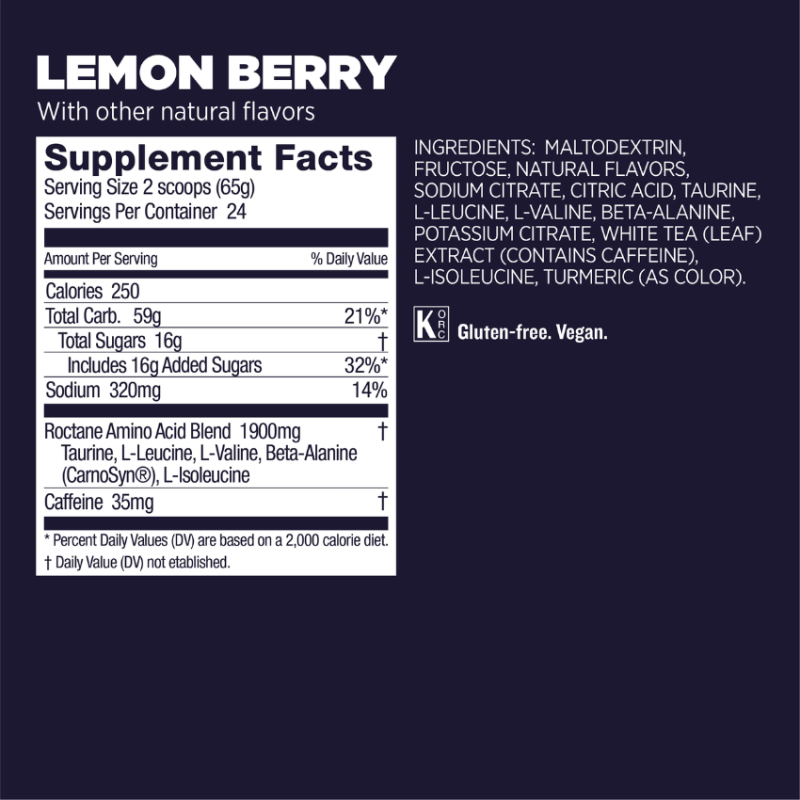 Gu Roctane Energy Drink Lemon Berry (24 serv)