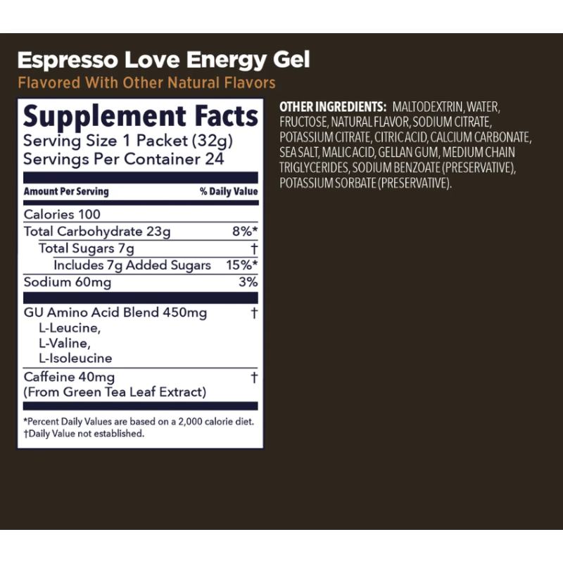 GU Energy Gel Espresso Love (1 gel)