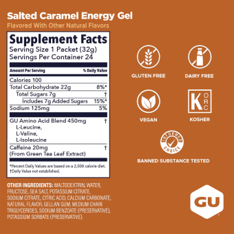 GU Energy Gel Salted Caramel (1 gel)