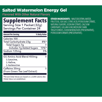 GU Energy Gel Salted Watermelon (1 gel)