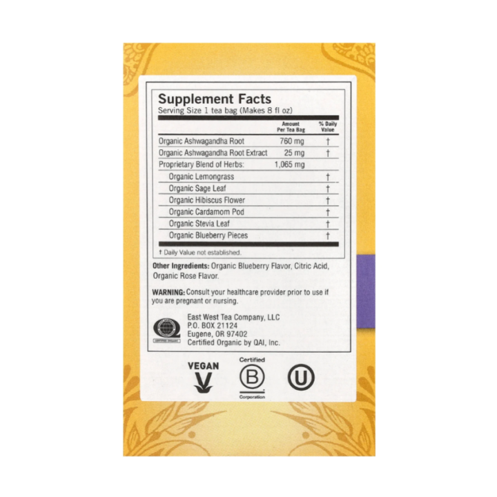 Blueberry Sage Stress Relief (16 tea bags)